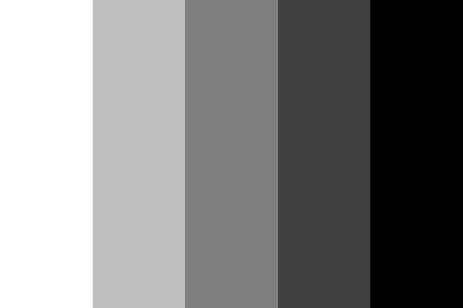 What are white black colors called?