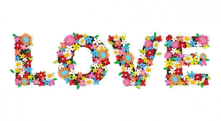 What color flower means love?