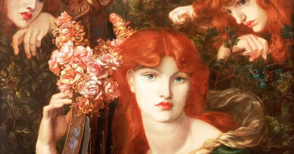 What did red hair symbolize?