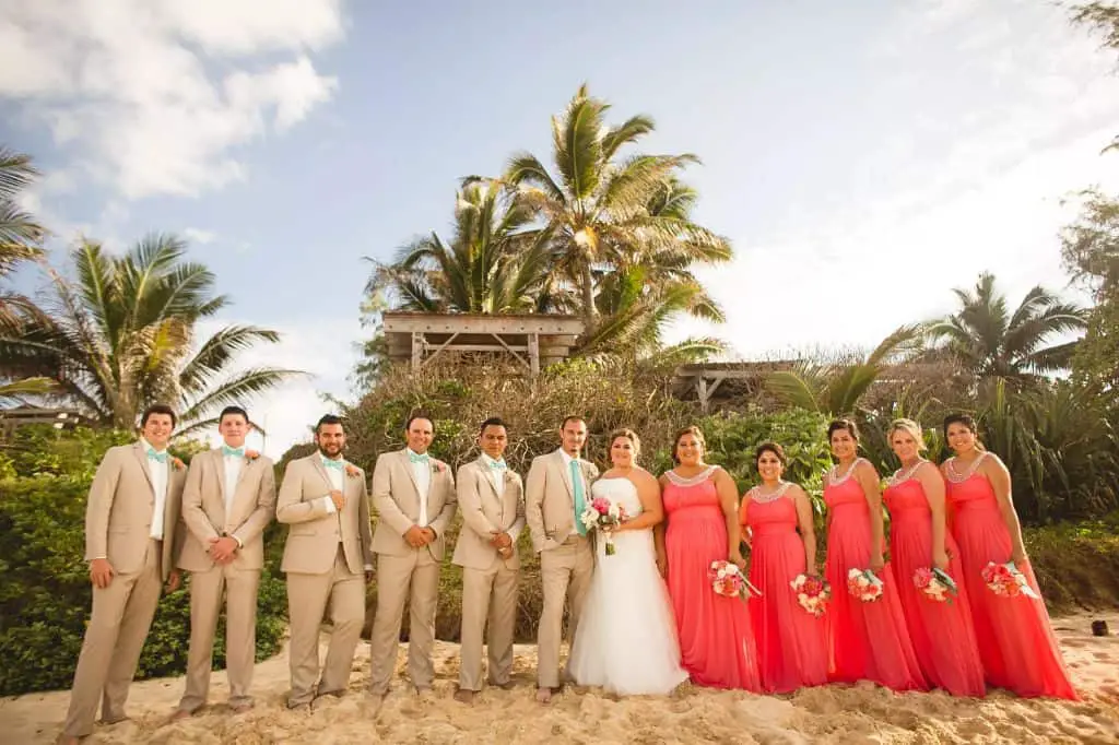 Is coral a good wedding color?
