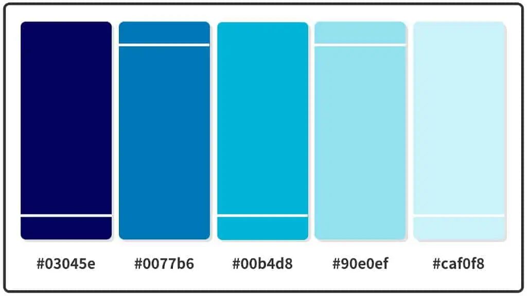 What shade of blue is most popular?