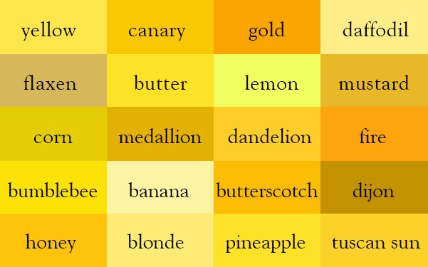 Is there a cool shade of yellow