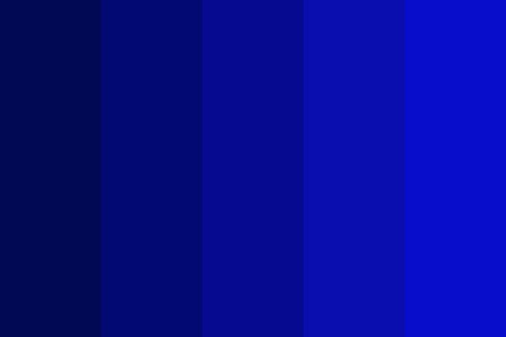 What are the different tones of royal blue?
