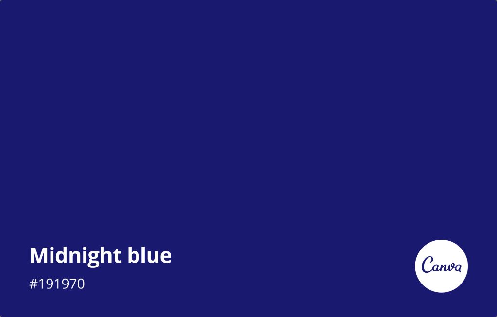 What is the color midnight blue?