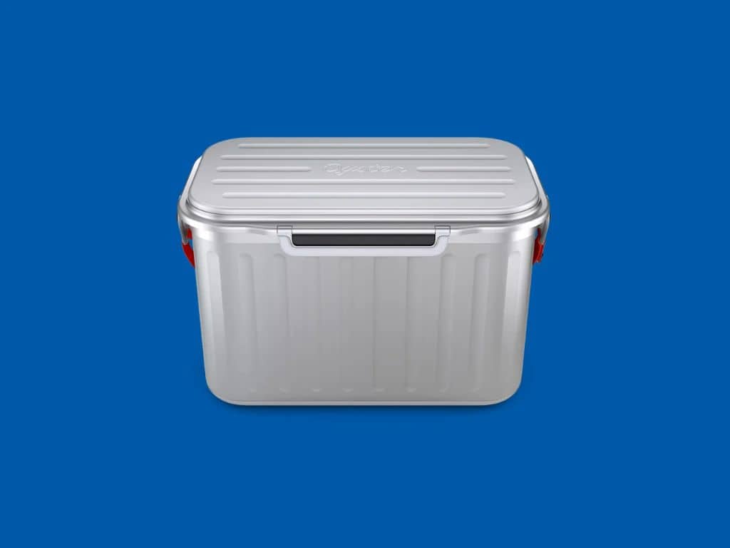 How do you make a homemade cooler box?