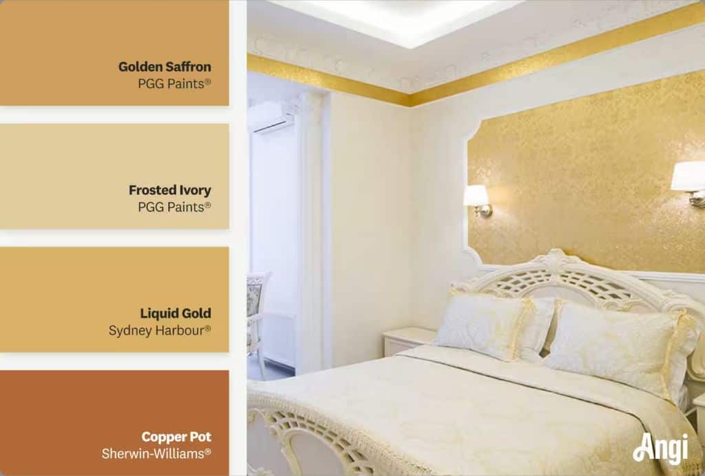 Is gold a good interior paint color?