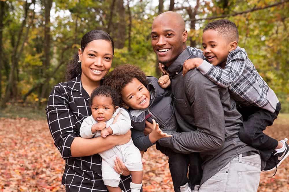 Is black OK for family photos?