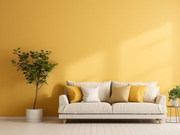 Does beige go with yellow walls?