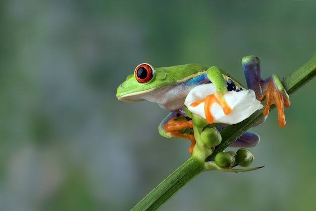 What do tropical tree frogs eat?