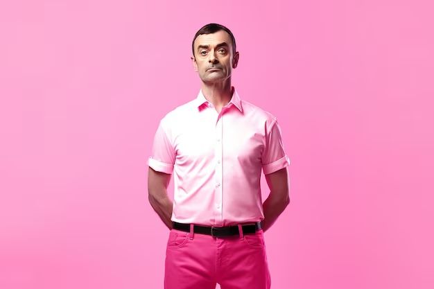 What goes with pink clothes men?