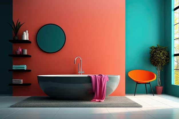 What color is most popular for a bathroom?
