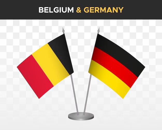 Why is Germany and Belgium flag similar?