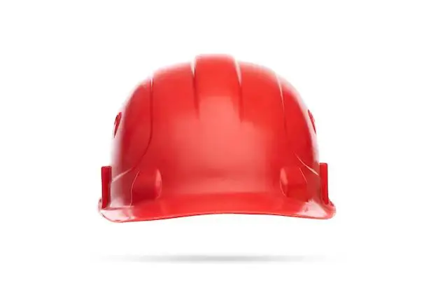 What does the red color of a hardhat mean?