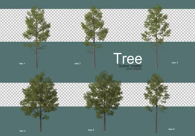 How many different trees are there in the world?