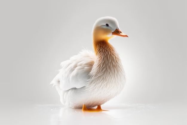 Do female ducks have orange beaks?