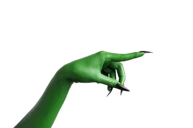 When did green become a color of evil?