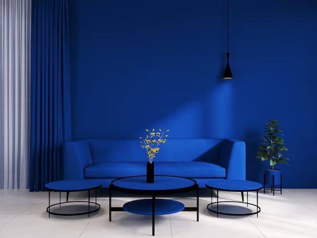 Is blue a good color for interior design?