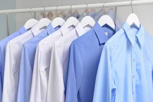 What is blue for clothes?