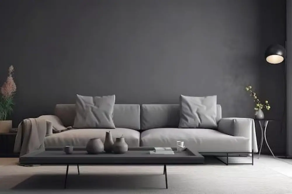 What colors go best with gray in interior design?