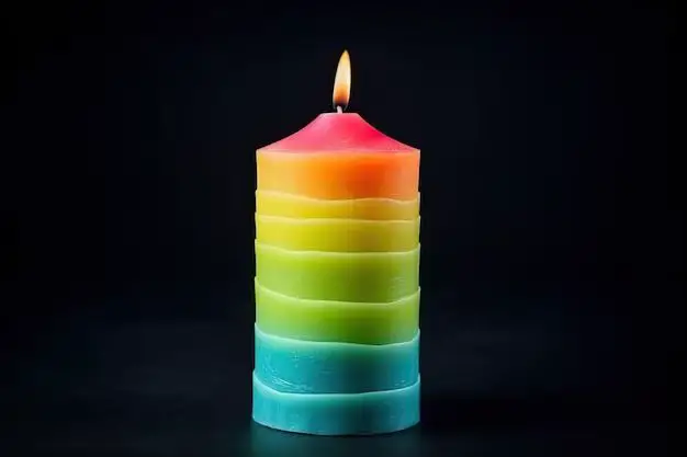 What is the rainbow candle use for?