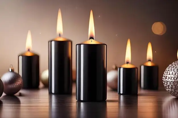 What black candle stands for?