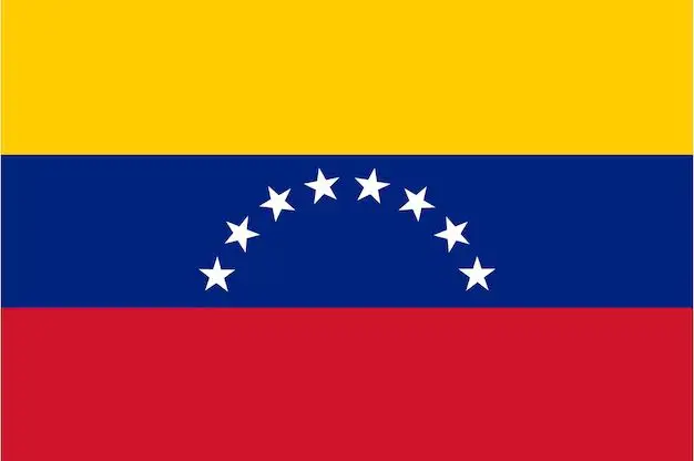 What do the colors on the Venezuelan flag mean?