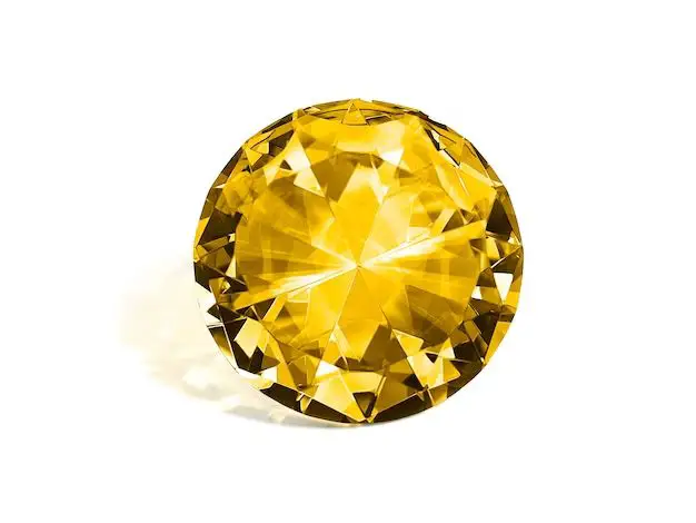 Which gemstone is yellow?