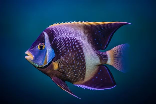 What saltwater fish are purple?