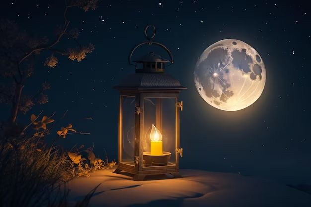 What candles burn on a full moon?